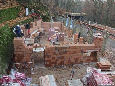 Stavba nové provozní budovy Javoříčských jeskyní