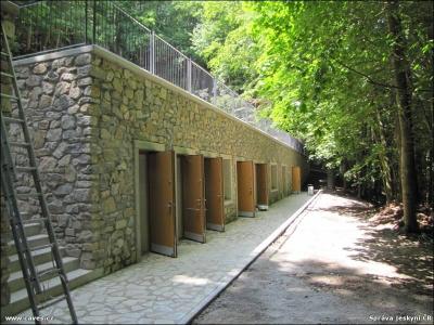 Stavba nové provozní budovy Javoříčských jeskyní