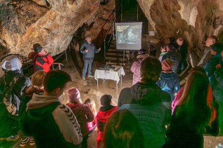 Probouzení netopýrů v Javoříčských jeskyních, 23. 3. 2024